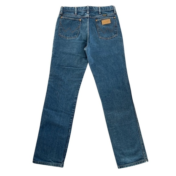 Wrangler Vintage Cowboy Cut Jeans Slim Fit Bootcut Denim - Picture 1 of 13
